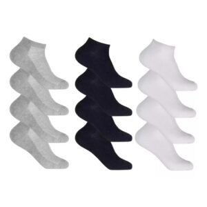 Kit 12 Pares de Meias Soquete Invisível Altomax