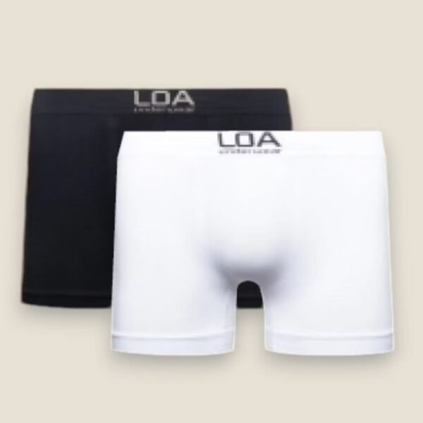 Kit 2 Cuecas Boxer LOA Sem Costura Original em Microfibra