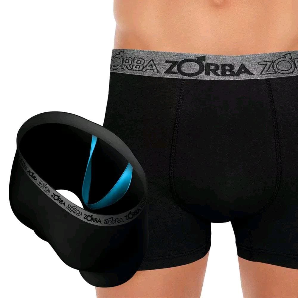 CUECA BOXER ZORBA COM SUPORTE ANATÔMICO